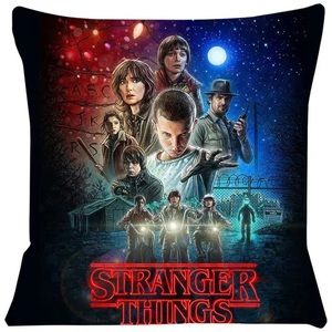 New Stranger Things TV Series zippered cotton pillow cover
